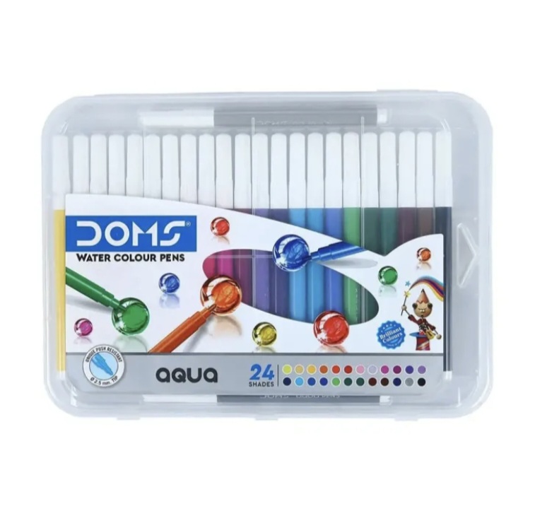 DOMS Aqua Water Colour Pen 24 Shades