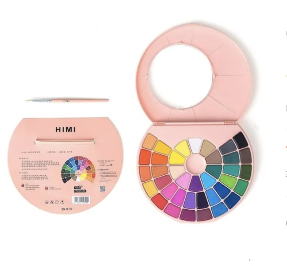 Miya Himi Watercolor Cake Set Of 38 Assorted Colors - Water Color About this item
