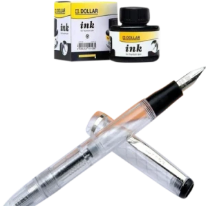 Dollar Fountain Pen with Dollar Black Ink 60 ml