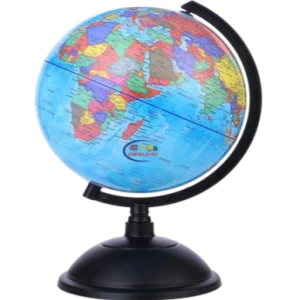 20CM Political Map World Globe with Raised Relief.