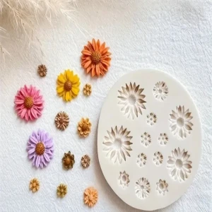 Clay Flower Casting Mold