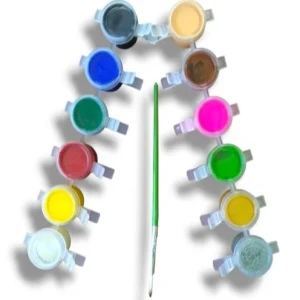 12 Color Acrylic Paint Set