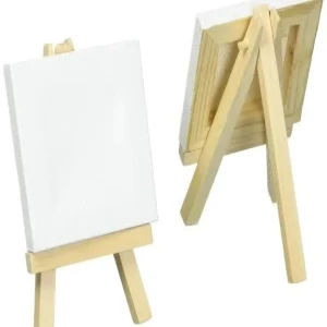 Papertree White mini canvas with Easel