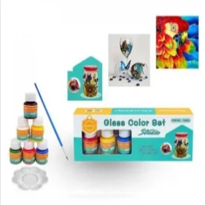 Keep Smiling Glass Color Paint Set