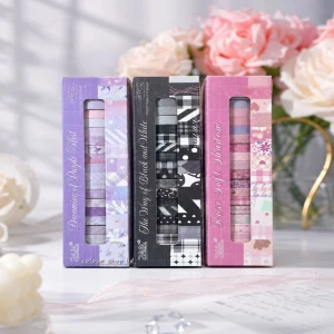 ✨ প্রিমিয়াম Washi Tape Set – DIY ও Crafting-এর জন্য পারফেক্ট! ✨