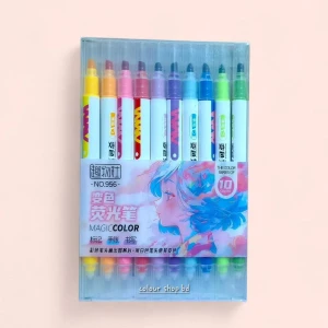 🎨 Magic Color Marker Pen Set (10 Colors)
