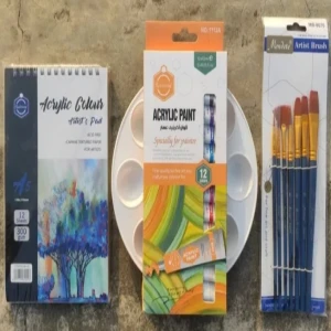 🎨 Acrylic Painting Complete Starter Combo Set 🎨
